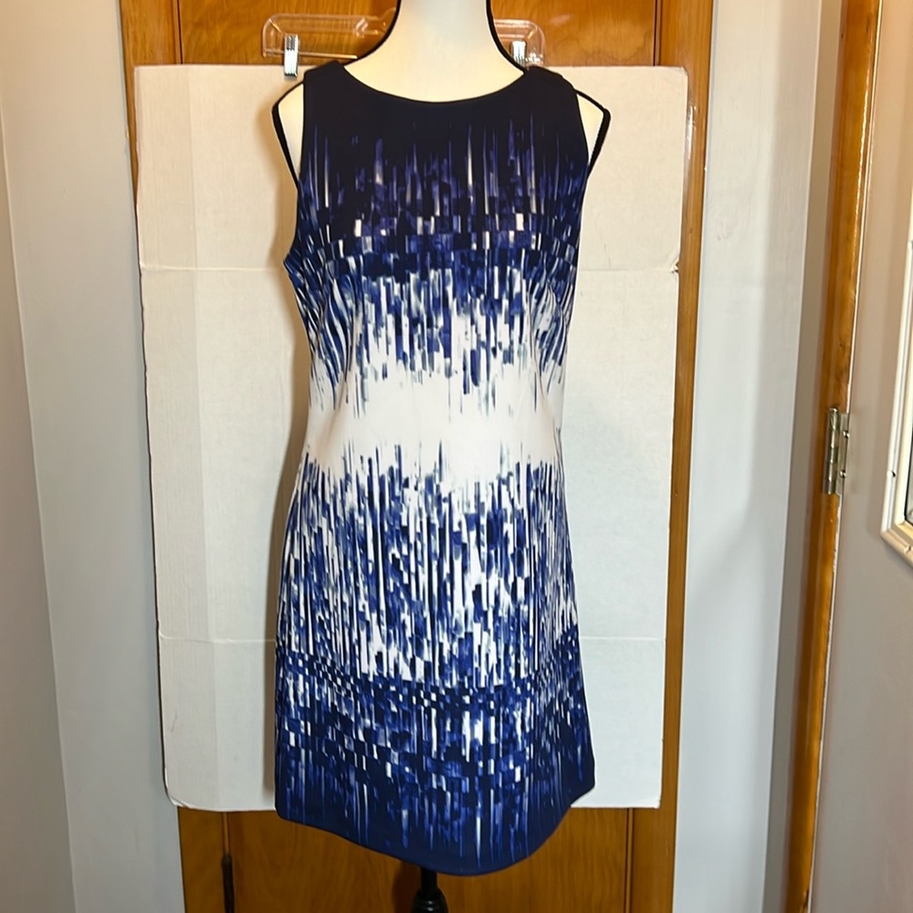 Vince Camuto Abstract Ombré Sheath Dress